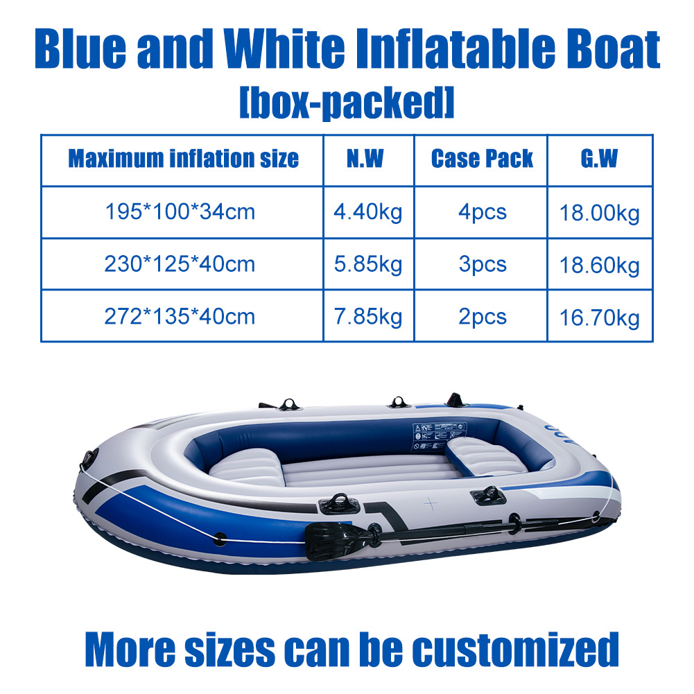 Inflatable Kayak/Backpack Boat/Air Mat/Fishing Boat